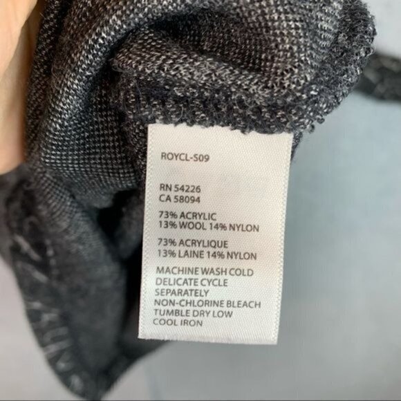 Royal Robbins Belle Rosa Twist Neck Grey White  Shirt Women's large - Picture 4 of 10